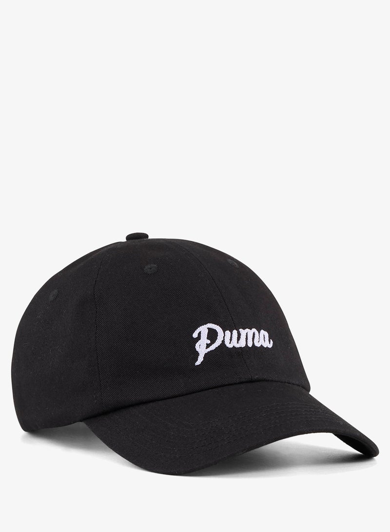 PUMA Essential Script Dad Cap - Image 1